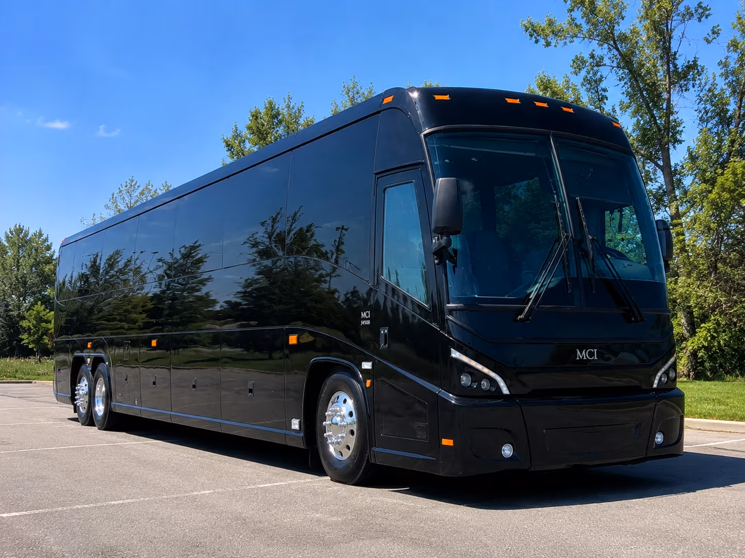 topeka charter bus interior