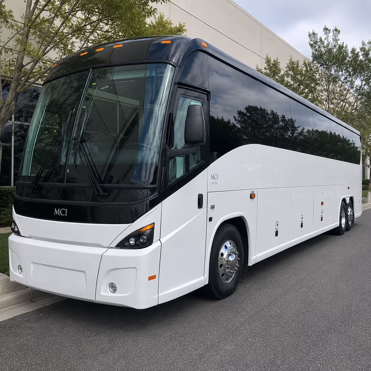 topeka charter bus services exterior
