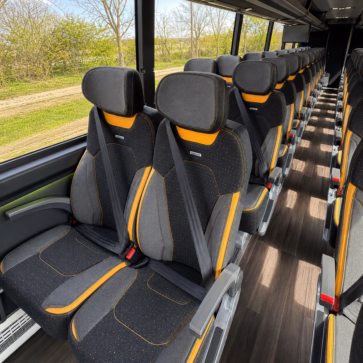 topeka charter bus services interior