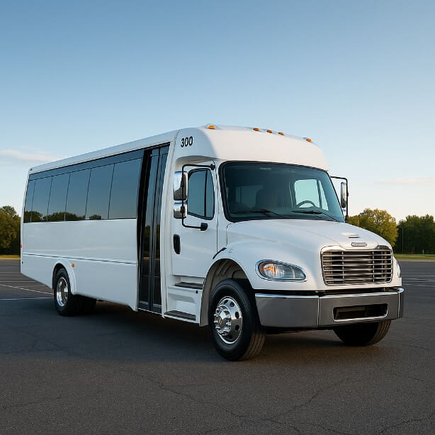 Topeka Shuttle Bus Rentals 25 Passenger Shuttle Bus